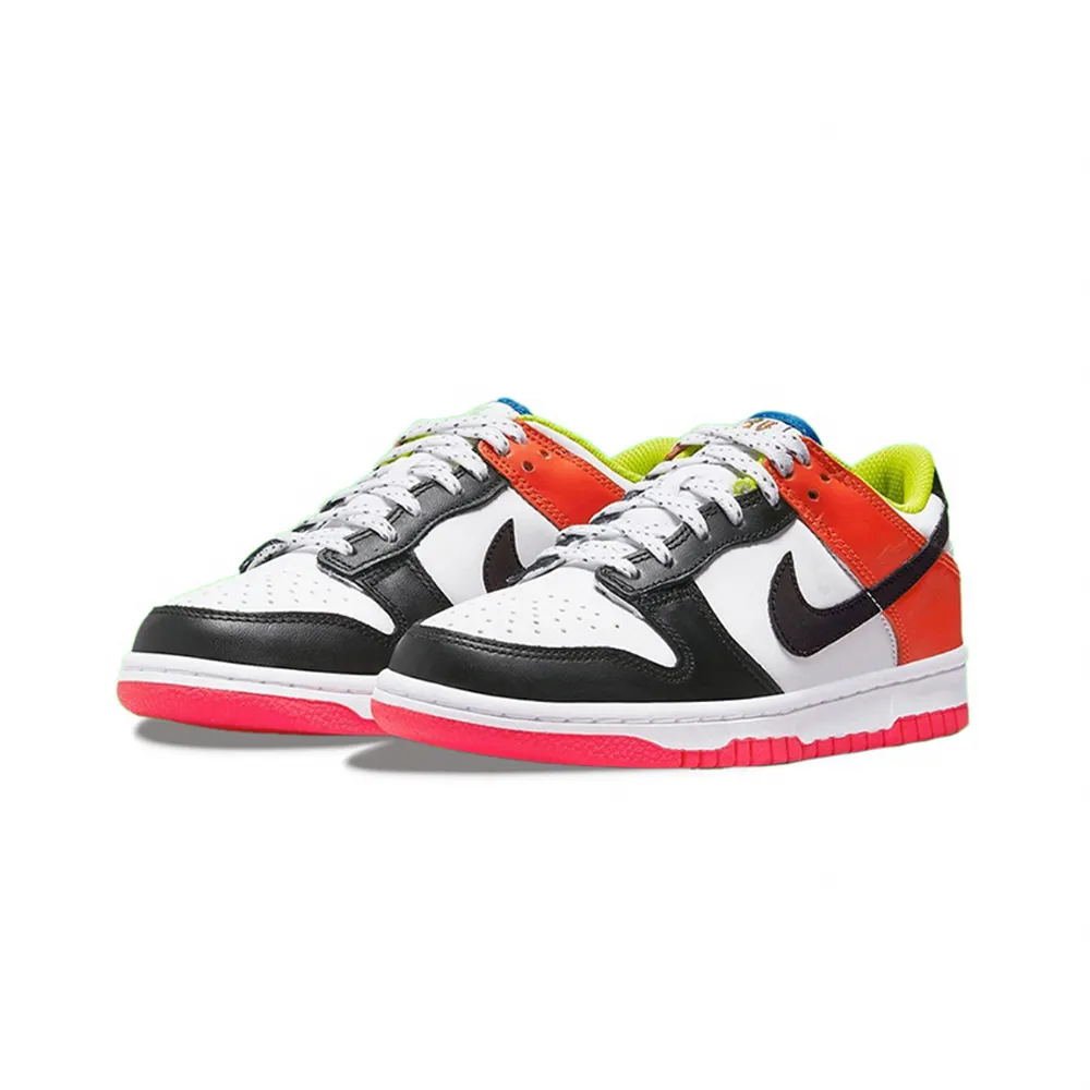 Nike Dunk Low GS Cartwheel 黑白 橘 桃紅 女鞋 大童鞋 【ACS】 DV1752-101 歷史價格詳細信息