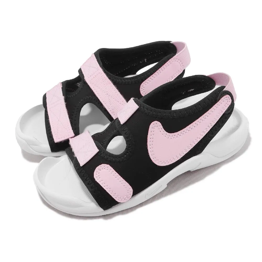 Nike Sunray Adjust 6 GS 大童 黑粉 舒適 魔鬼沾 休閒 涼鞋 DX5544-001 歷史價格詳細信息