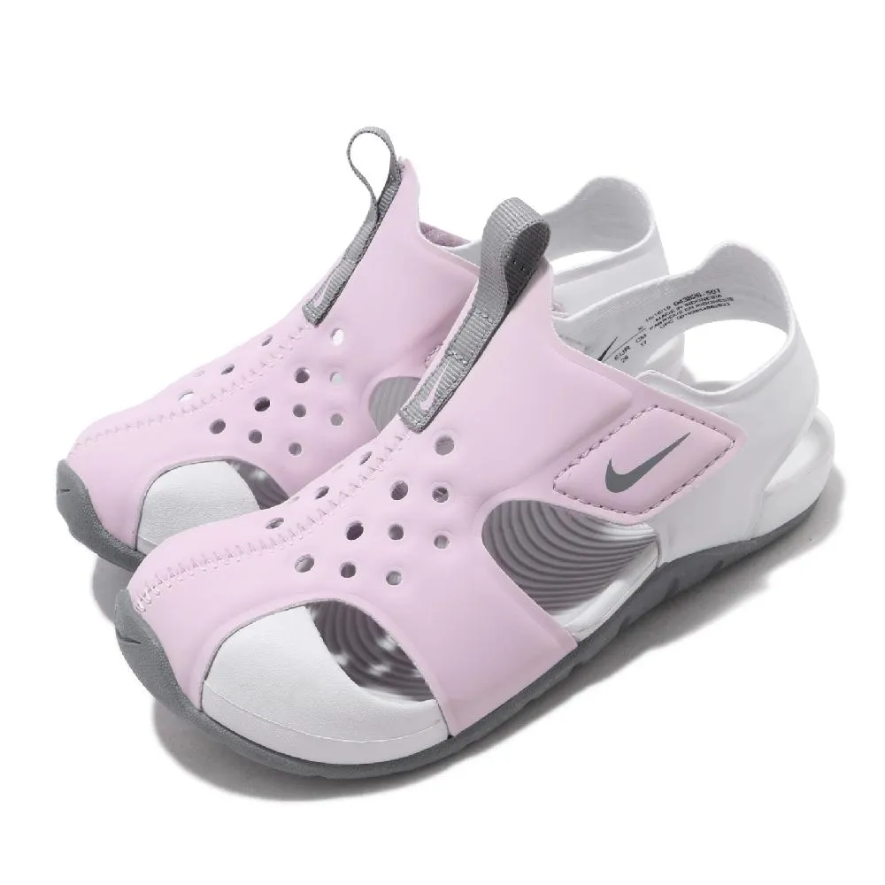 Nike Sunray Protect 2 PS [943826-603] 小童 涼鞋 運動 休閒 輕便 魔鬼氈 紅黑 歷史價格詳細信息