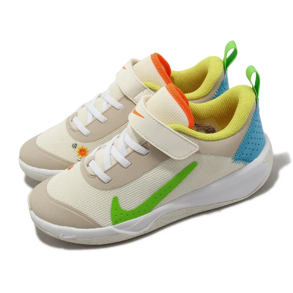 Nike 耐吉 童鞋 Omni Multi-Court PS 中童 運動鞋 黑 白 排球鞋 室內運動 魔鬼氈 DM9026-002 歷史價格詳細信息