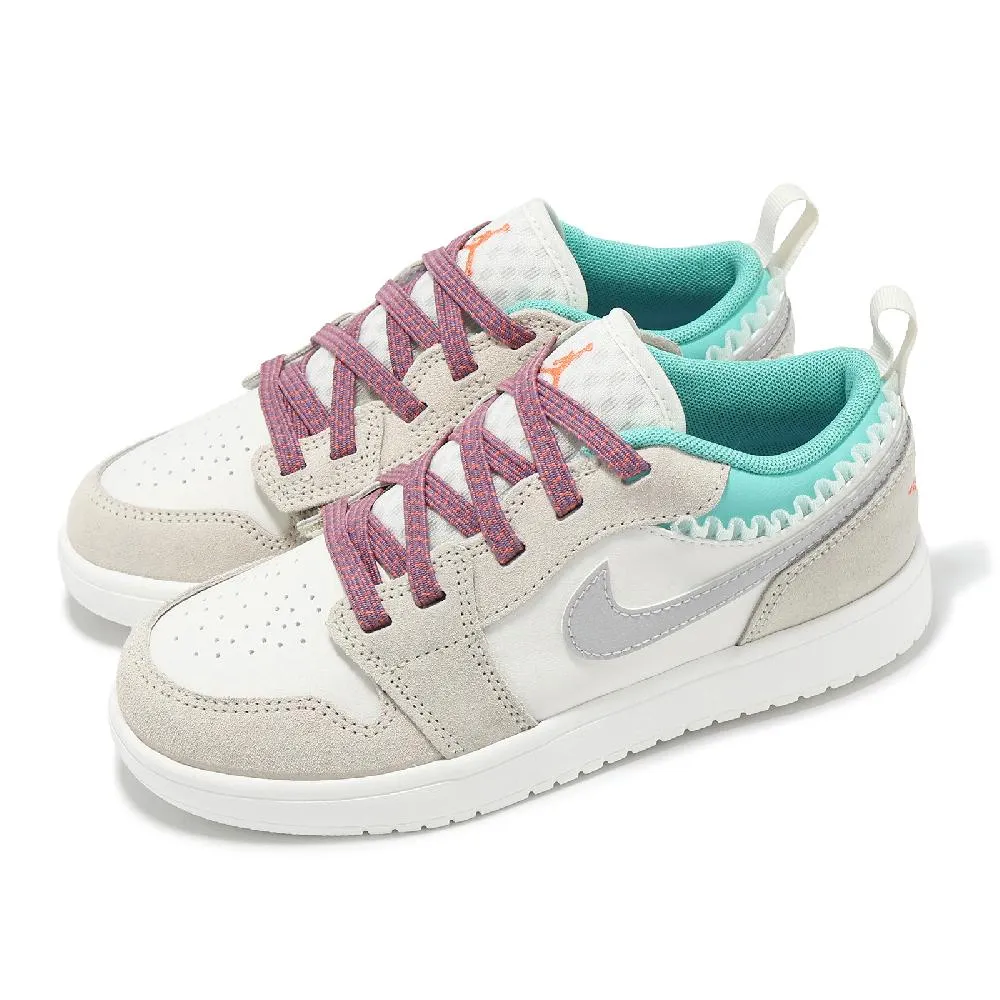 Nike 童鞋 Jordan 1 Low ALT PS 白 黑紅 魔鬼氈 中童鞋 魔鬼氈【ACS】 BQ6066-160 歷史價格詳細信息