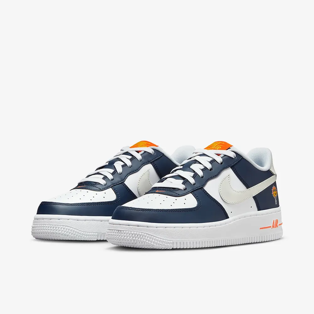 Nike Air Force 1 Low Lv8 BG [FN7239-410] 大童 休閒鞋 UV變色勾 太陽花 深藍 歷史價格詳細信息