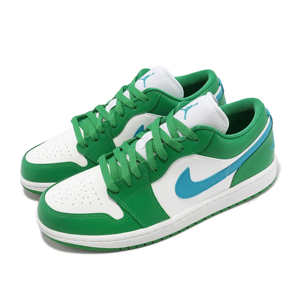 Nike Air Jordan 1 Low Lucky Green 黑 綠 男鞋 AJ1 553558-065 歷史價格詳細信息