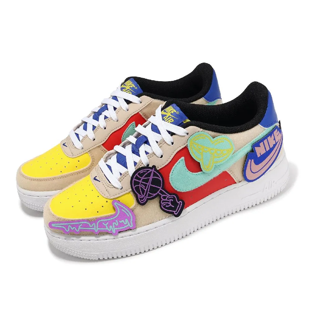 Nike 耐吉 休閒鞋 Air Force 1 GS 女鞋 大童鞋 白 綠 皮革 經典 AF1 DV7762-104 歷史價格詳細信息