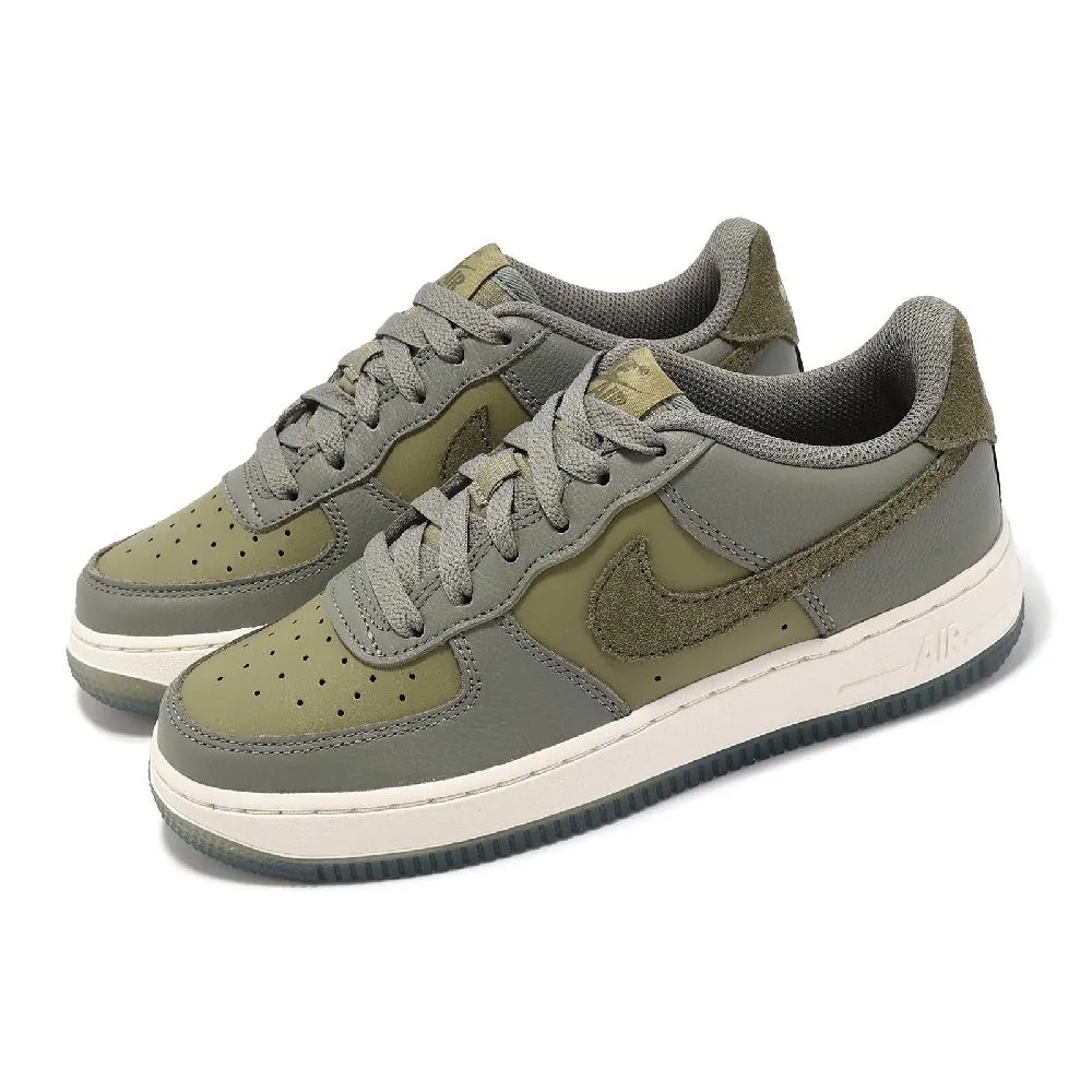 【NIKE】AIR FORCE 1 LV8 4 (GS) 中大童 休閒鞋 灰綠-FQ6948001 歷史價格詳細信息