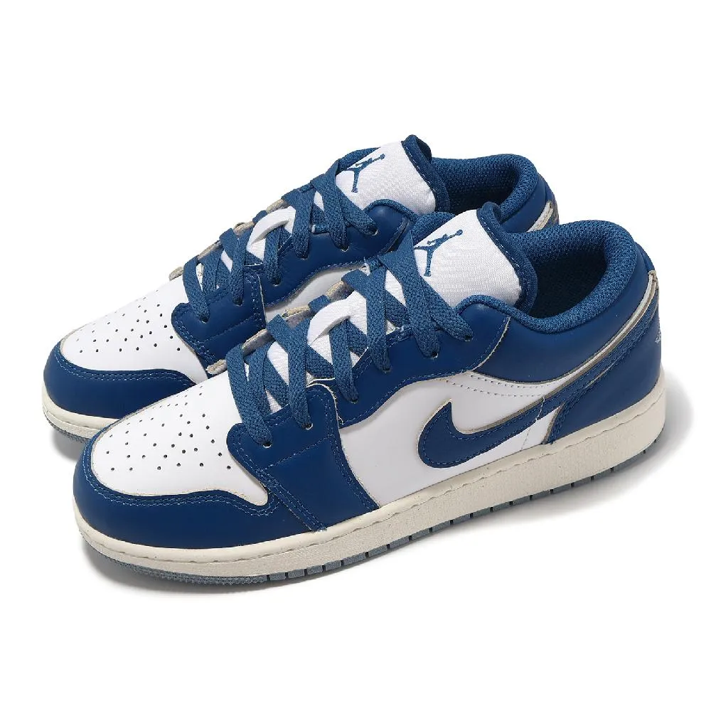 Nike Air Jordan1 Low GS AJ1 低幫 黑白紫 百搭 運動 籃球鞋 553560-151 女款 歷史價格詳細信息