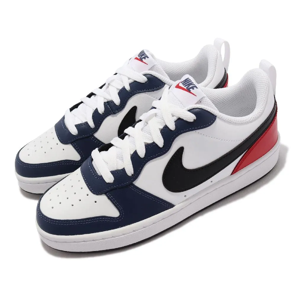 Nike 休閒鞋 Court Borough Low 2 女鞋 經典款 皮革 舒適 穿搭 大童 小白鞋 白  BQ5448-100 歷史價格詳細信息