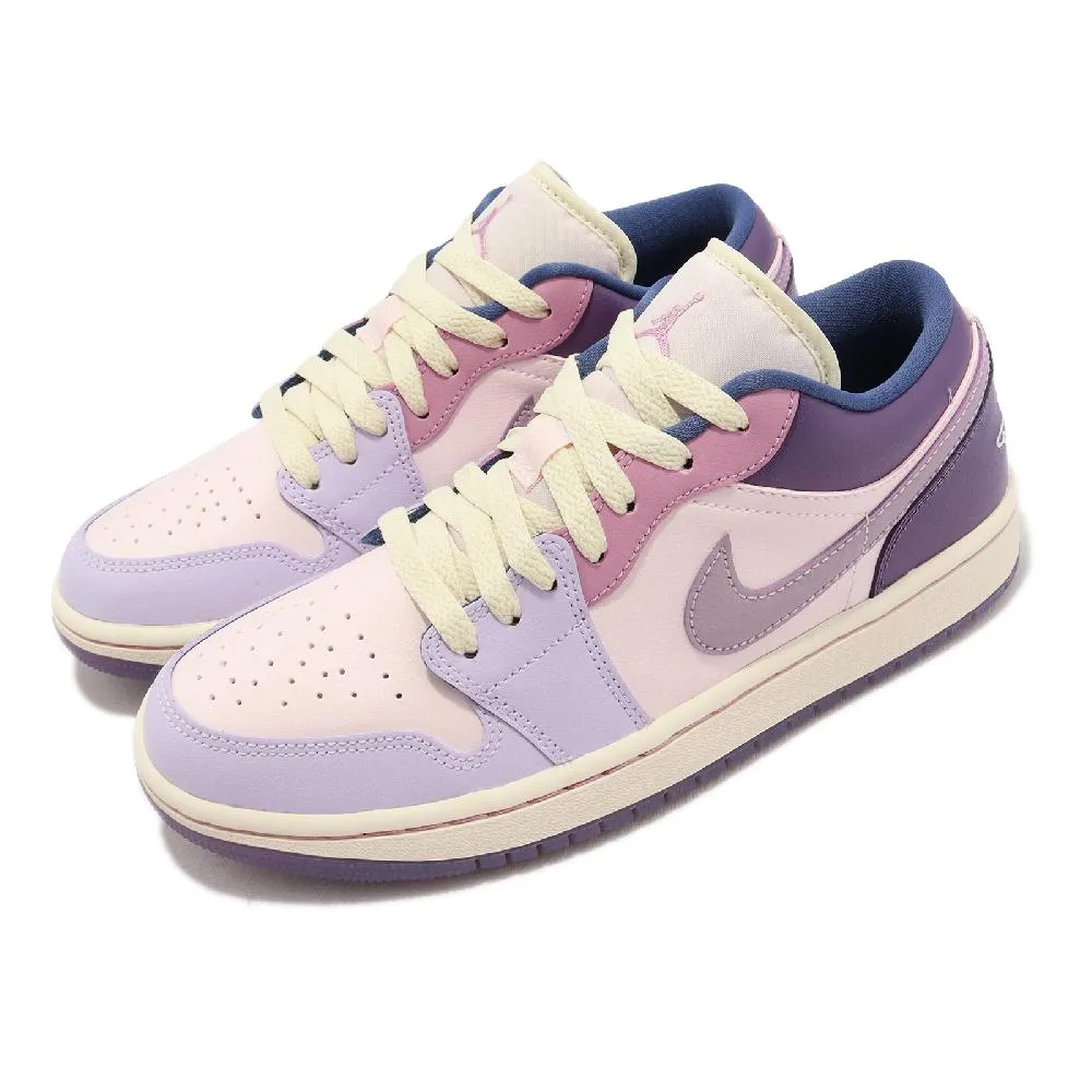 Air Jordan 1 low AJ1 粉紫 拼接 少女 紅豆 包裹性 防滑 低筒 籃球鞋 DC0774-602 女 歷史價格詳細信息
