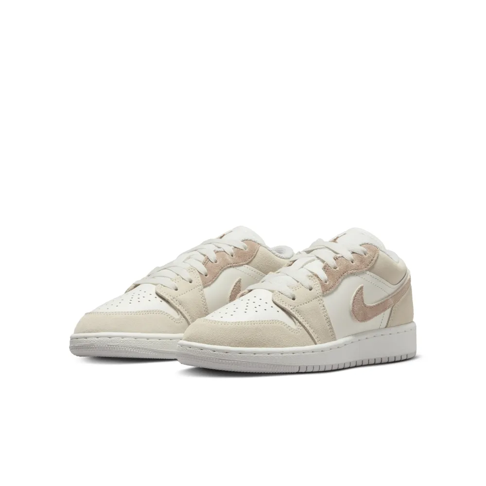 Nike 童鞋 Air Jordan 1 Low SE GS 白 藍 紅黃 異材質 女鞋【ACS】 DR6960-400 歷史價格詳細信息