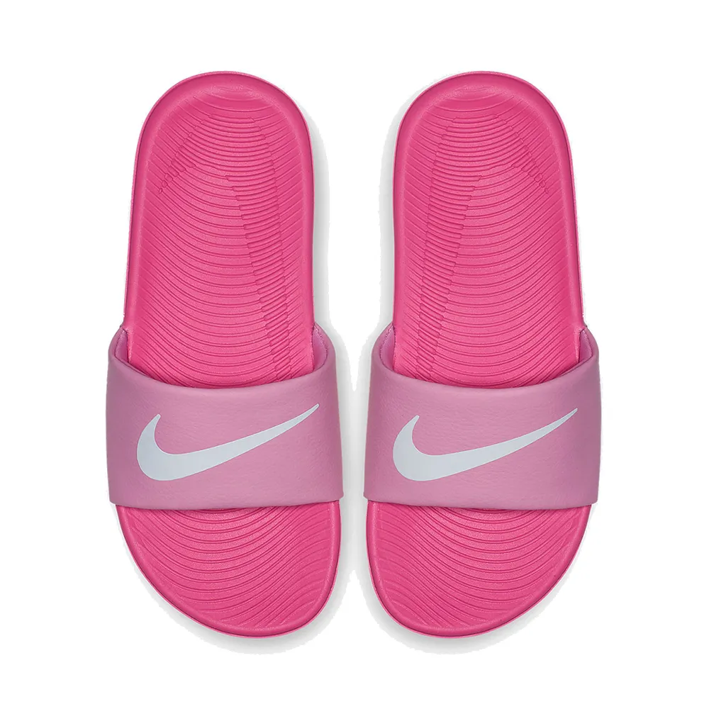 Nike 拖鞋 Kawa Slide GS/PS 桃紅 白 大童鞋 中童鞋 女鞋 回彈 【ACS】 819352-602 歷史價格詳細信息
