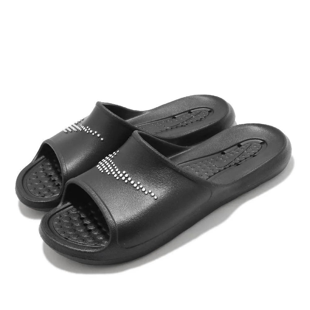 NIKE 男  VICTORI ONE SLIDE 運動拖鞋 金屬黑 - CN9675006 歷史價格詳細信息