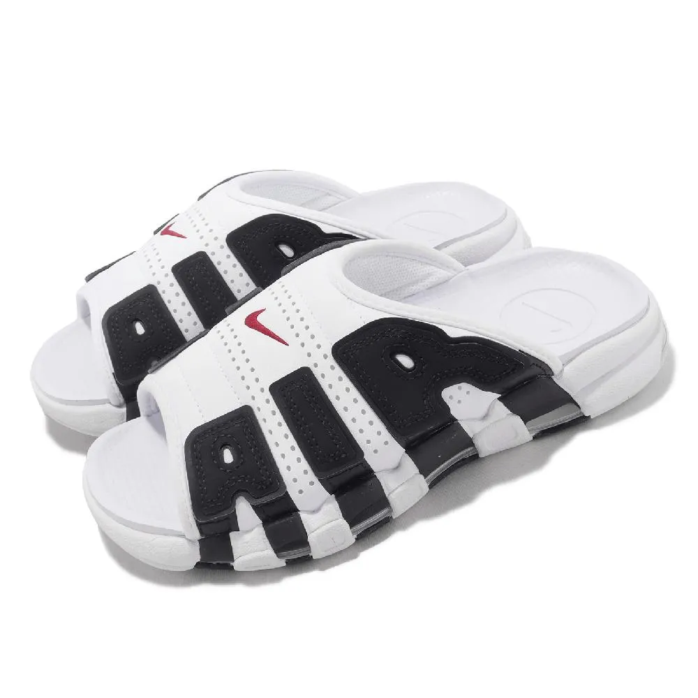 Nike 拖鞋 Wmns Air More Uptempo Slide 黑 白 大AIR 女鞋 男鞋 氣墊 FD5983-001 歷史價格詳細信息