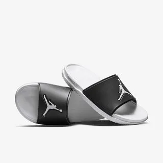 【NIKE】JORDAN JUMPMAN SLIDE 男鞋 籃球鞋 喬丹 拖鞋 灰白-FQ1598002 歷史價格詳細信息