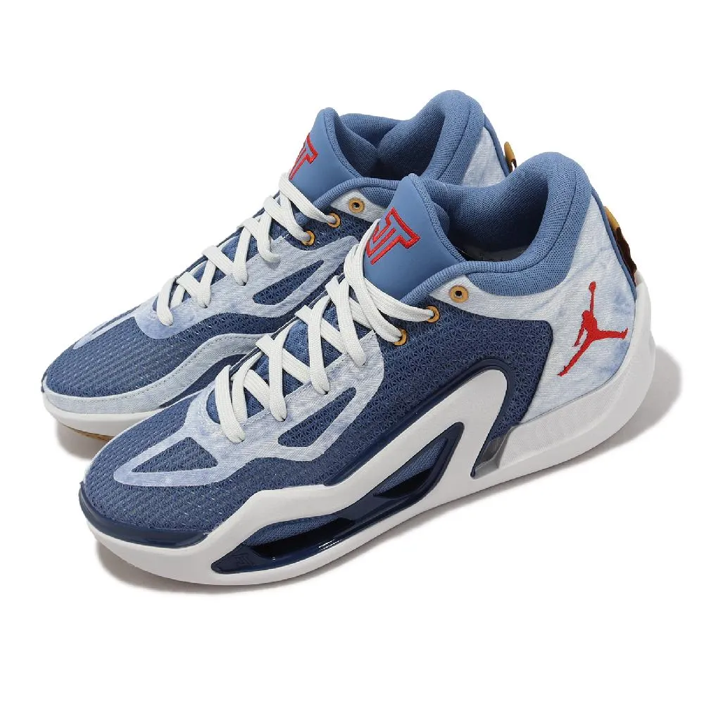 【NIKE 耐吉】籃球鞋 運動鞋 JORDAN TATUM 1 PS 中童 童鞋 藍(DX5357400) 歷史價格詳細信息