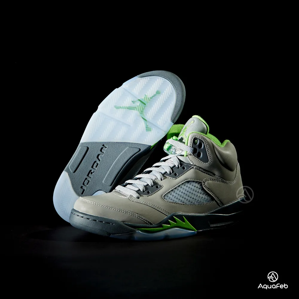 NIKE AIR JORDAN 5 RETRO GREEN 3M反光 AJ 復古 灰綠 DM9014-003 歷史價格詳細信息