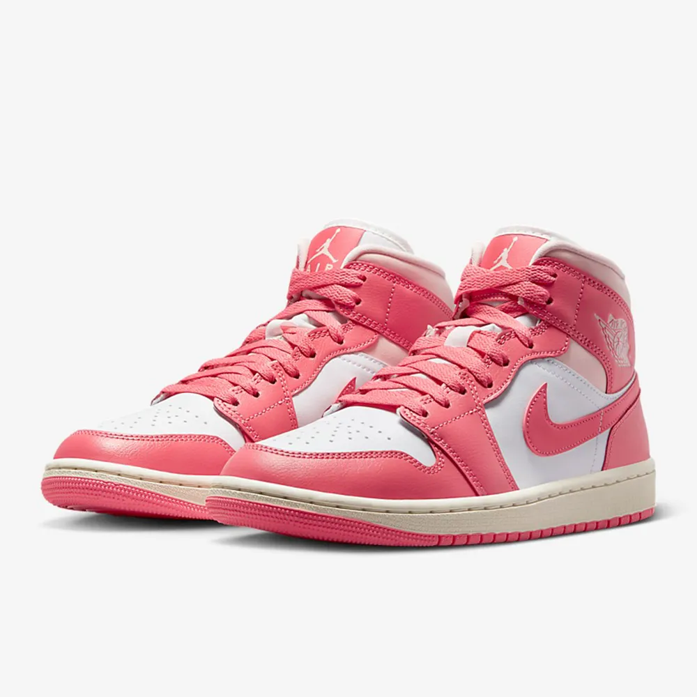 Nike WMNS Air Jordan 1 Mid 女 白彩 經典 喬丹 拼接 休閒鞋 DJ6908-100 歷史價格詳細信息
