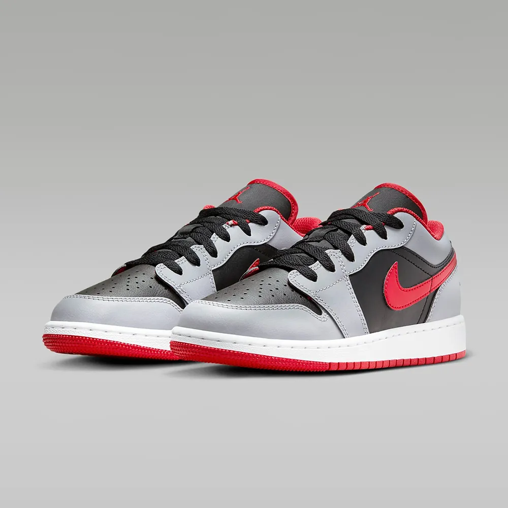 【NIKE】AIR JORDAN 1 LOW GS 童鞋 大童鞋 女鞋 籃球鞋 黑白綠-553560131 歷史價格詳細信息