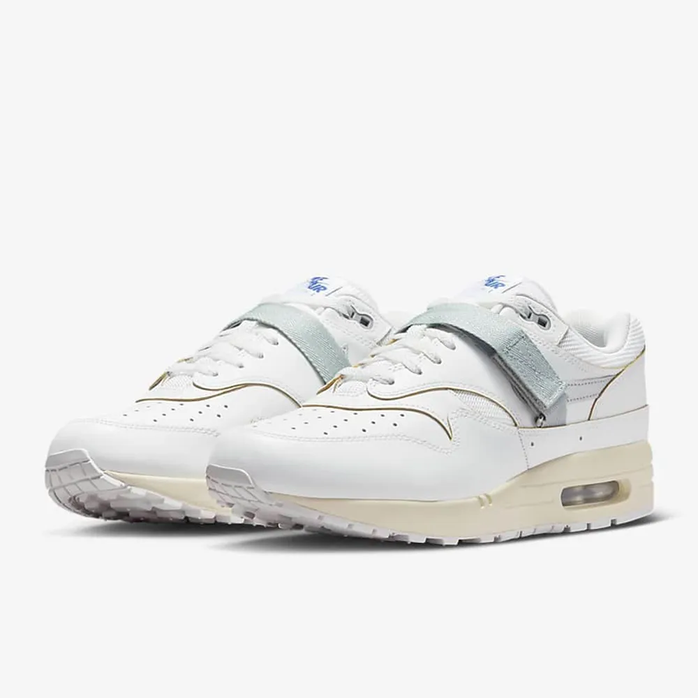 Nike 休閒鞋 Air Max 1 PRM Timeless 白 灰 束帶 氣墊 男鞋【ACS】 FJ5472-121 歷史價格詳細信息
