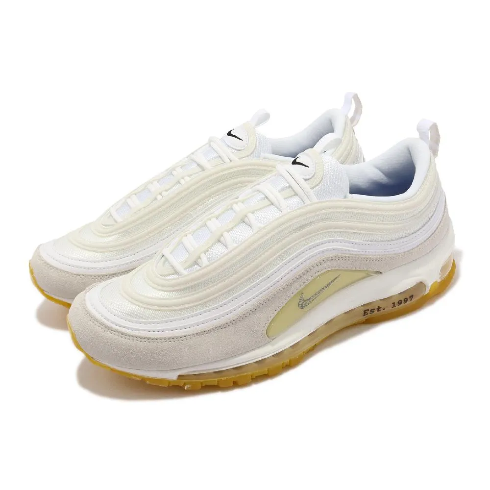 Nike 休閒鞋 Air Max 97 米黃 仿舊 女鞋 氣墊 復古 運動鞋 【ACS】 DV1489-141 歷史價格詳細信息