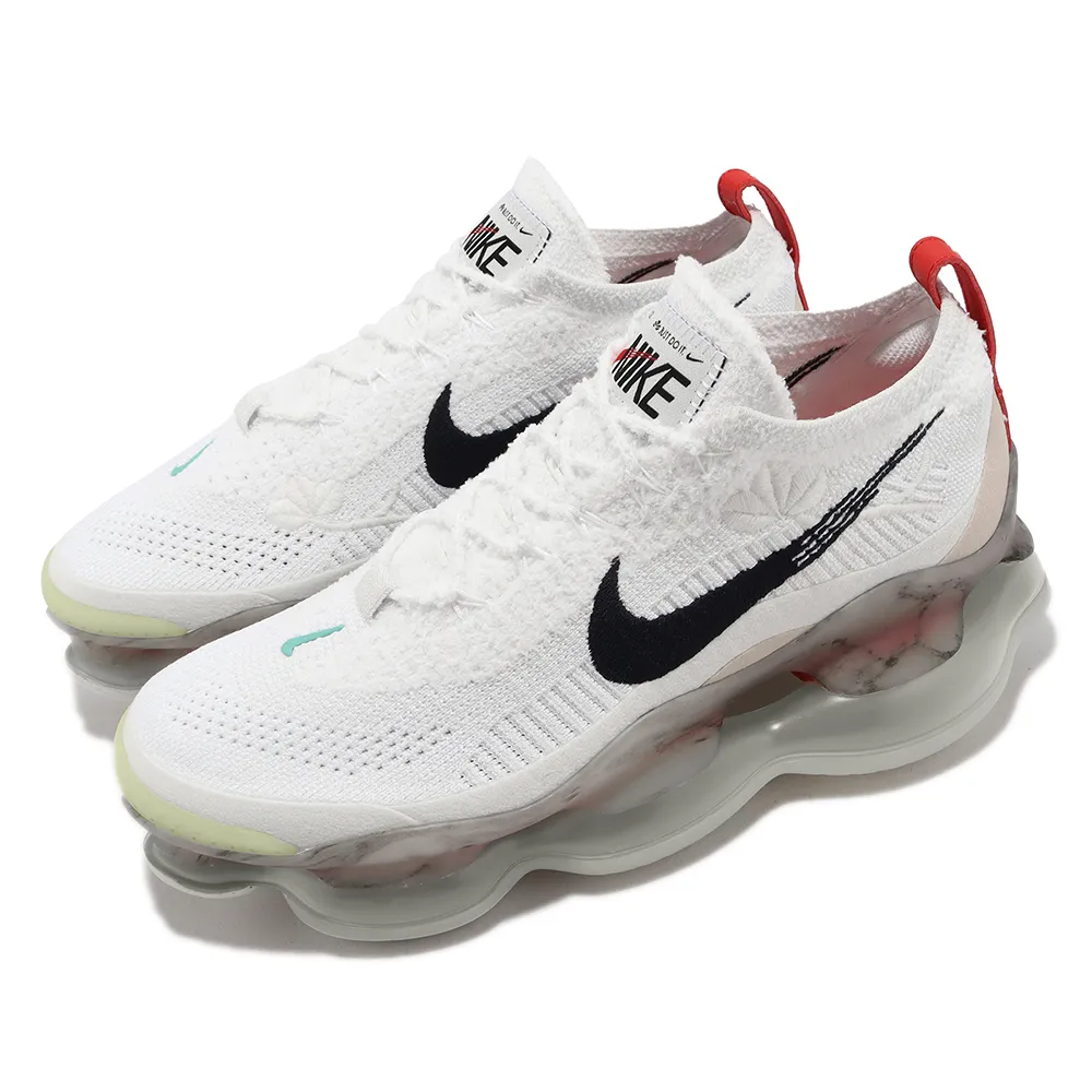 Nike 耐吉 休閒鞋 Air Max Scorpion FK 男鞋 銀 灰 綠 緩震 透氣 編織 厚底 大氣墊 DJ4701-005 歷史價格詳細信息