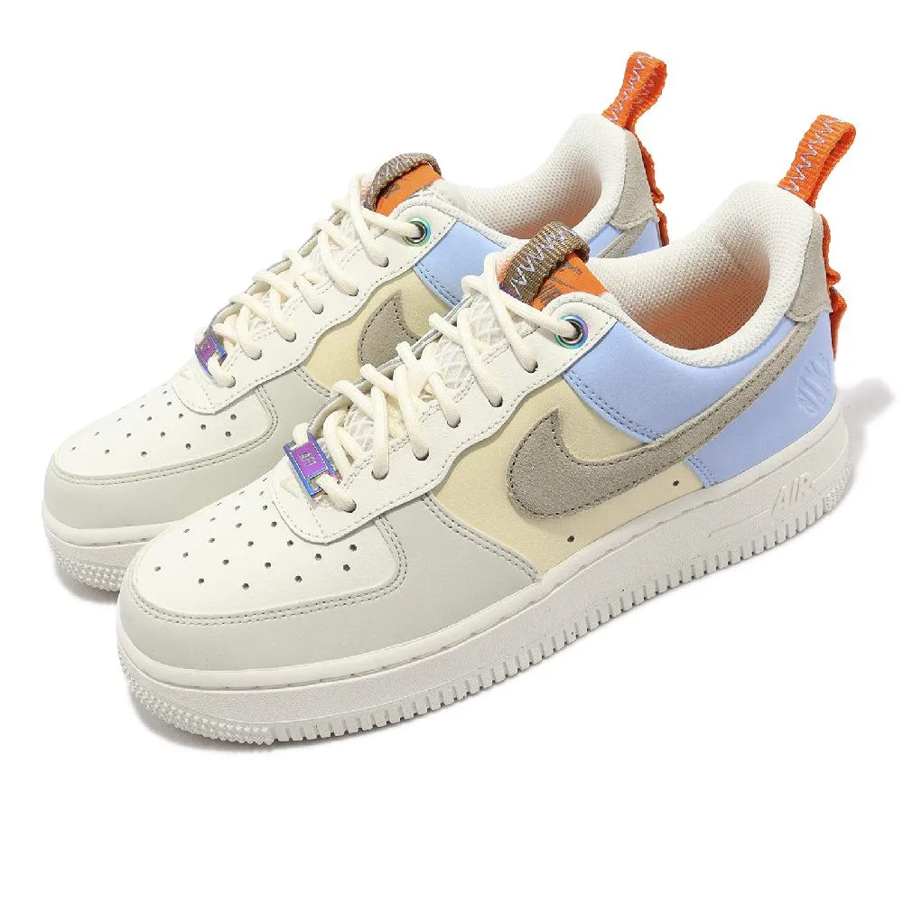 Nike 休閒鞋 Wmns Air Force 1 LX 白 金 籃網格 女鞋 AF1 【ACS】 DZ2709-100 歷史價格詳細信息