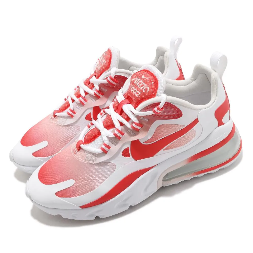 Nike 休閒鞋 Air Max 270 React 白 紅 藍 氣墊 男鞋 潑墨中底 【ACS】 DD8498-161 歷史價格詳細信息