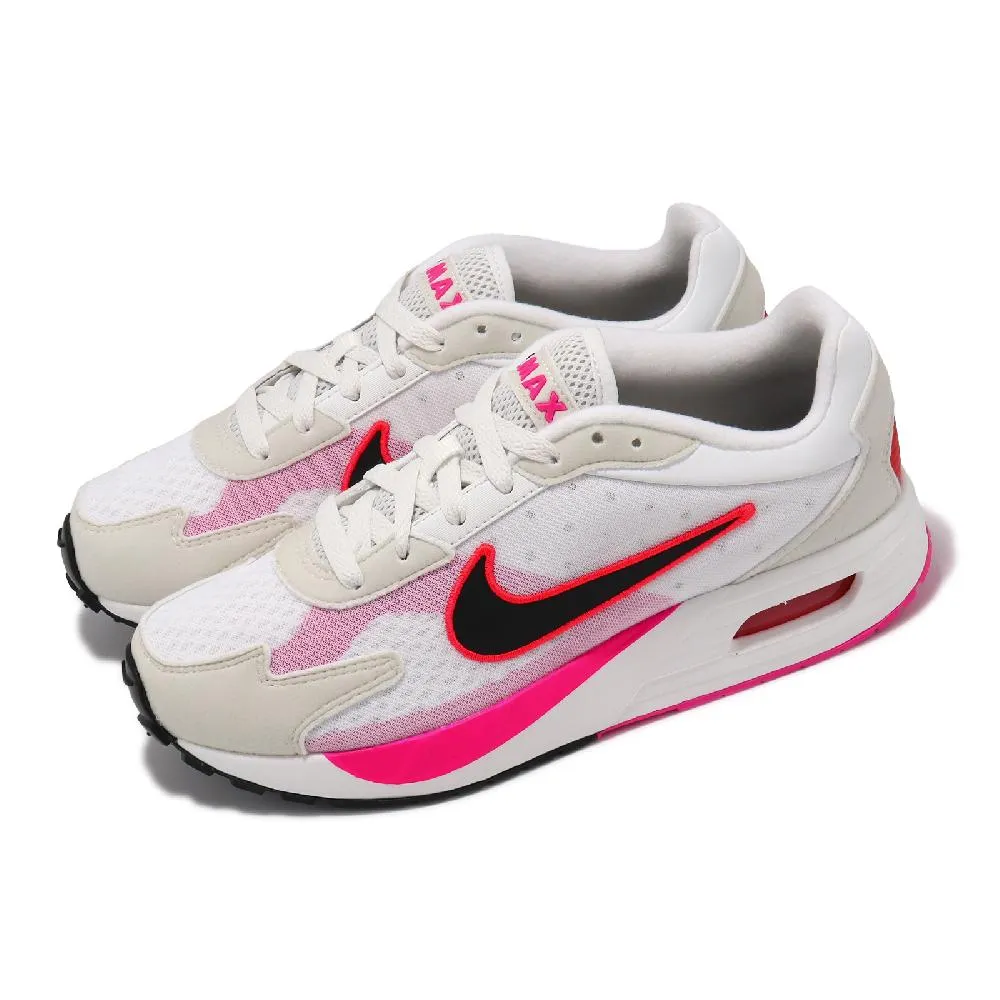 【NIKE 耐吉】休閒鞋 Air Max Solo 女鞋 白 粉 氣墊 低筒 網布 運動鞋(FN0784-006) 歷史價格詳細信息