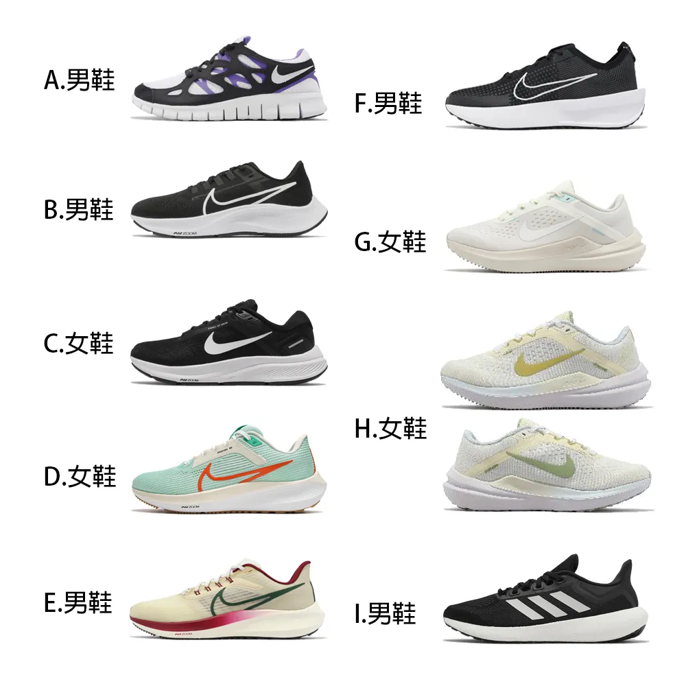 Nike adidas 男鞋 女鞋 運動鞋 慢跑鞋 緩震 單一價 歷史價格詳細信息