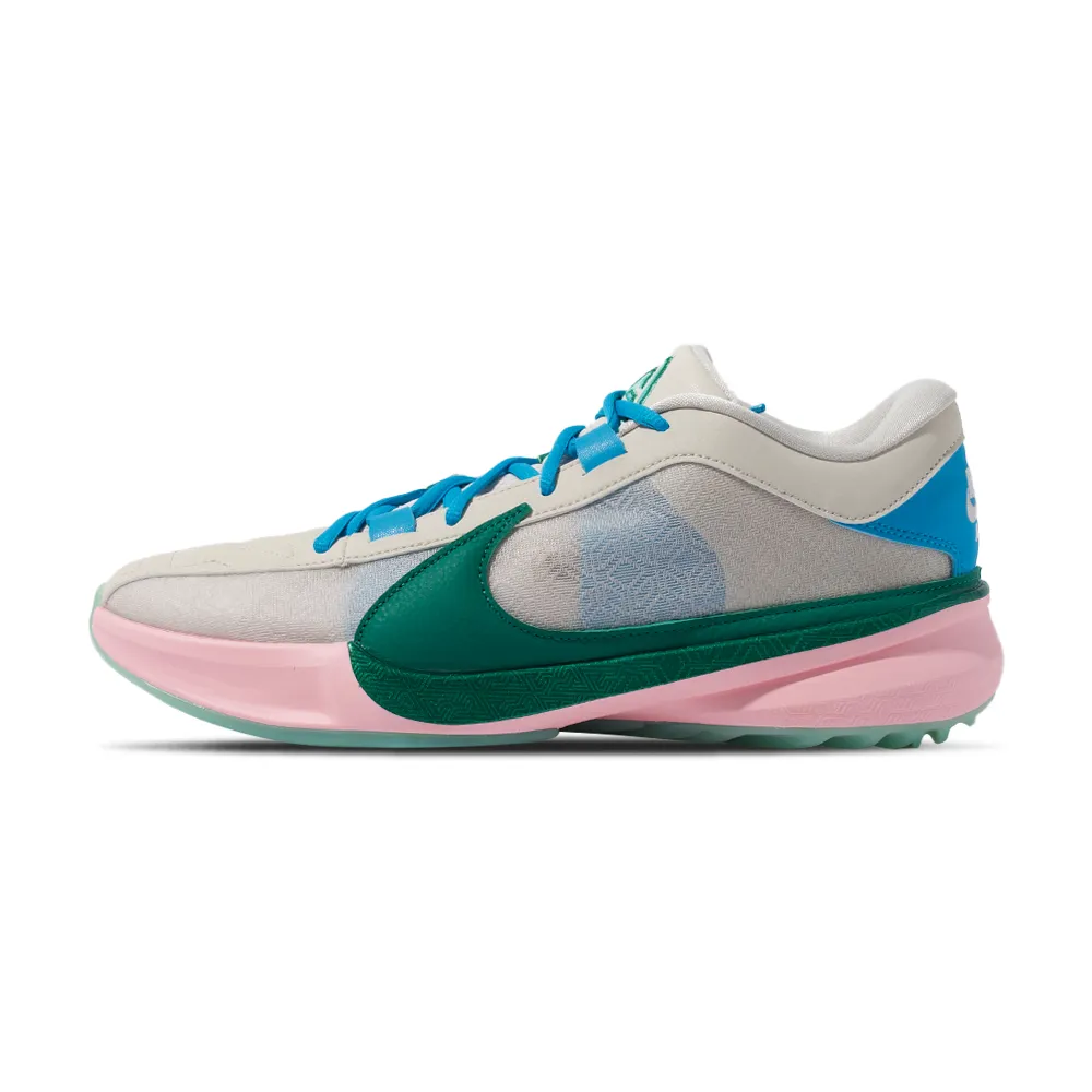 Nike 籃球鞋 Freak 5 EP 粉 綠 藍 字母哥 希臘怪物 男鞋 5代 ACS DX4996-100 歷史價格詳細信息