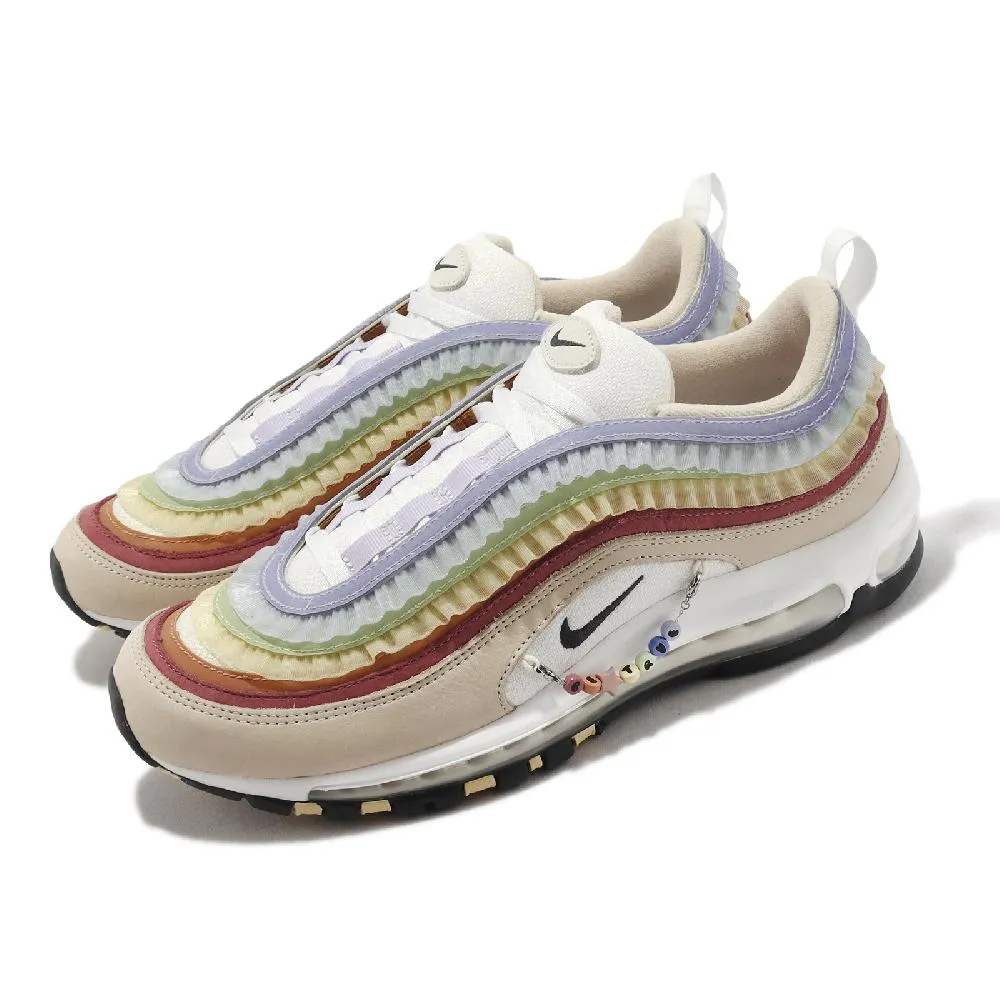 Air Max 97 女鞋 白彩色 子彈 氣墊 運動 休閒鞋 DH5724-100 歷史價格詳細信息