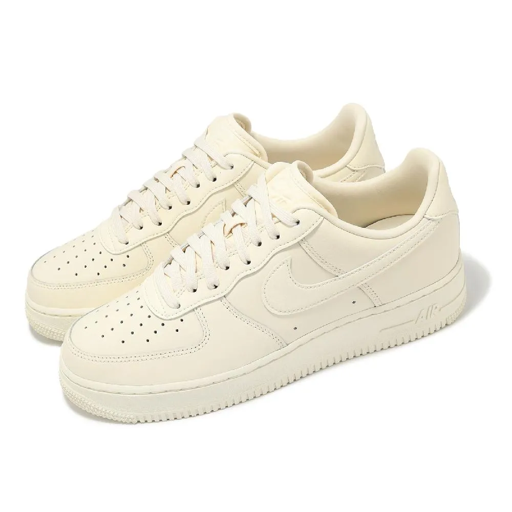 【NIKE 耐吉】Air Force 107 Low 女鞋 白粉色 AF1 雙勾 壓印小勾 荔枝皮 休閒鞋 HF9992-100 歷史價格詳細信息
