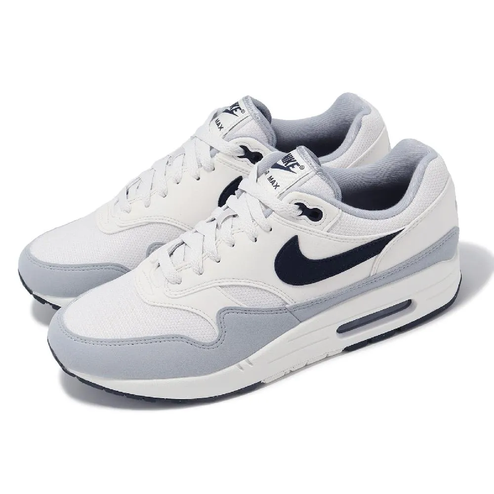 Nike 耐吉 休閒鞋 Air Max 1 男鞋 女鞋 白 黑 氣墊 經典 復古 百搭 FD9082-107 歷史價格詳細信息