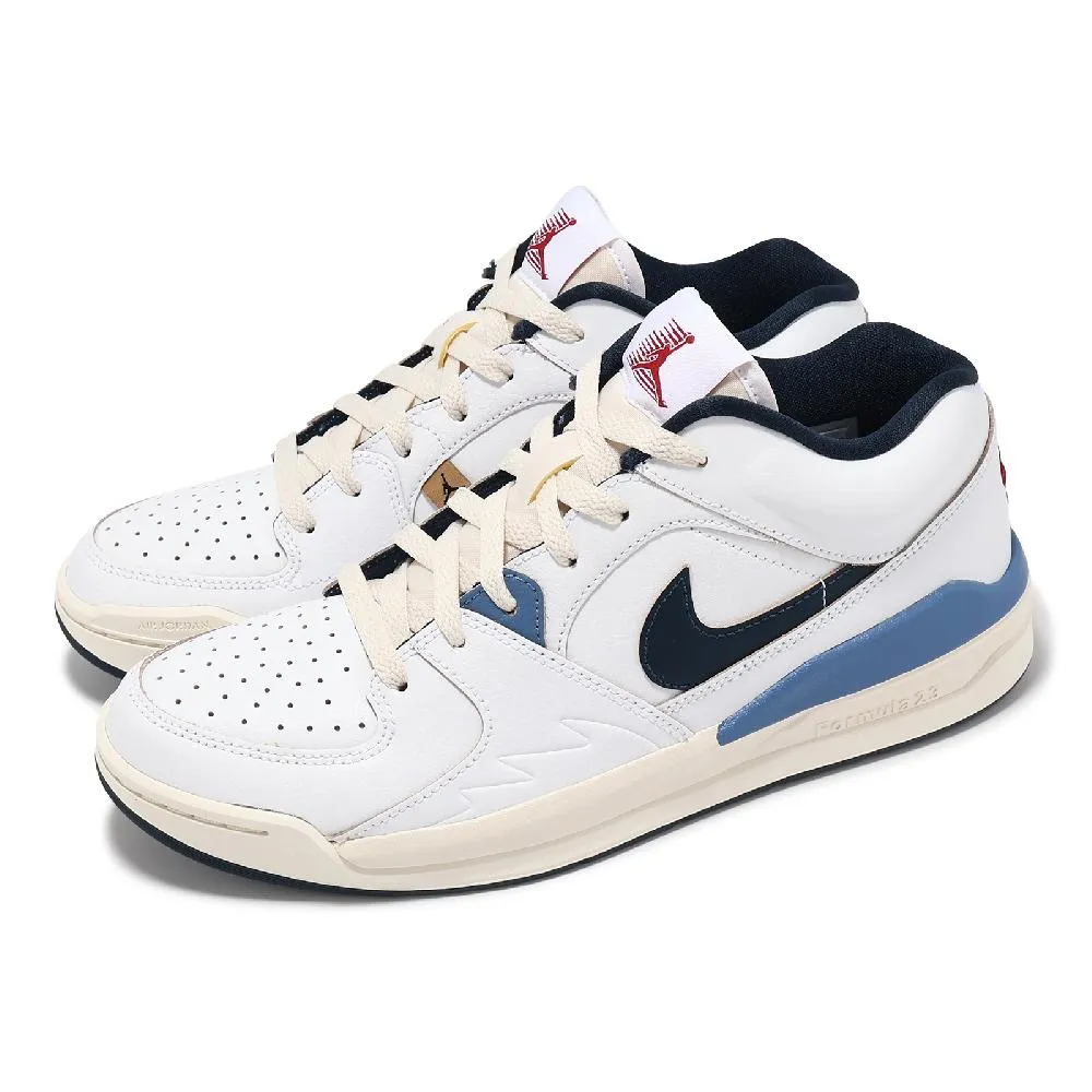 Nike 耐吉 休閒鞋 Jordan Stadium 90 TD 小童鞋 灰 白 小朋友 皮革 麂皮 緩震 魔鬼氈 HF6015-002 歷史價格詳細信息