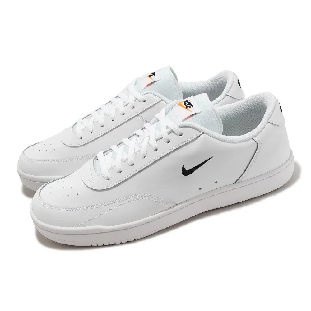 Nike 休閒鞋 Court Vintage ALT 黑 白 女鞋 小勾勾 皮革鞋面 【ACS】 CK7900-001 歷史價格詳細信息