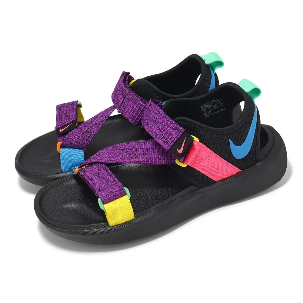 Nike 耐吉 涼鞋 Vista Sandal 男鞋 藍 紫 魔鬼氈 緩衝 涼拖鞋 FN9327-040 歷史價格詳細信息