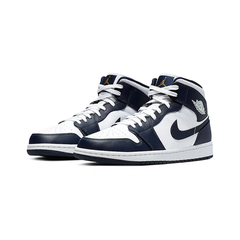 Air Jordan 1 Mid White Metallic Gold Obsidian 深藍 黑曜石 休閒鞋 554724-174 價格比較,價格查詢,歷史價格詳細信息