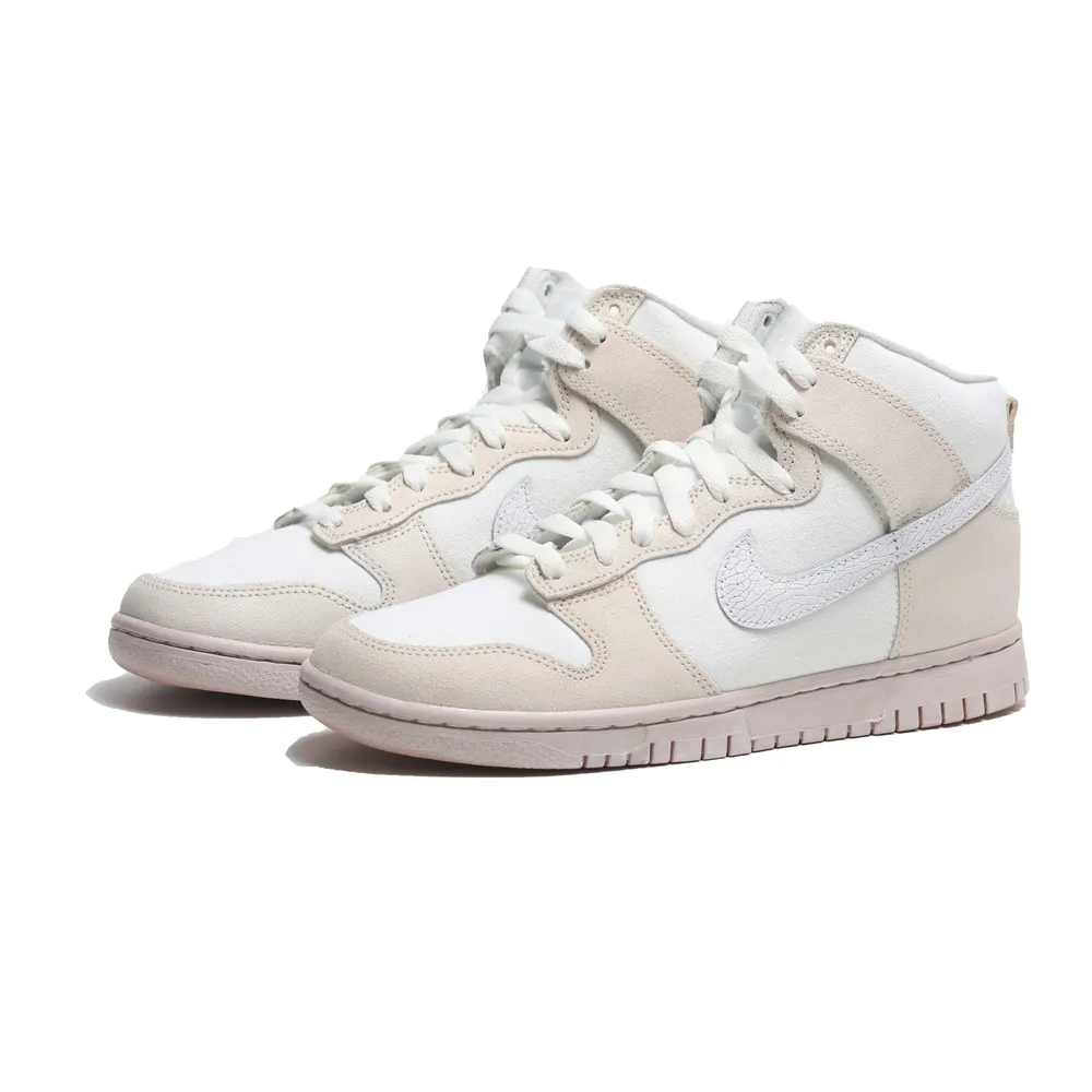Nike Dunk Hi Retro PRM [DV0822-100] 男女 休閒鞋 經典 帆布 高筒 爆裂紋 米 白 歷史價格詳細信息