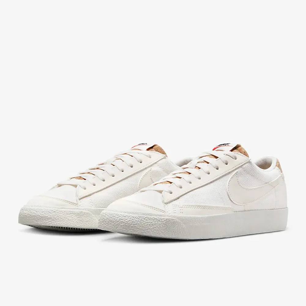 Nike Blazer Low 77 PRM 米白 灰 低筒 男鞋 雙勾 休閒鞋 零碼福利品【ACS】 歷史價格詳細信息