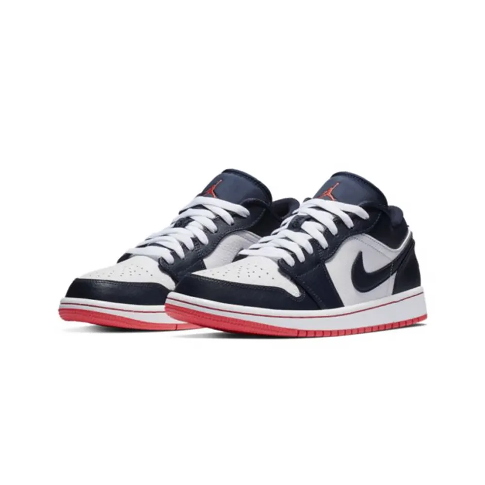 Air Jordan 1 Low Ember Glow 黑曜石藍 午夜藍 紅底 553558-481 歷史價格詳細信息