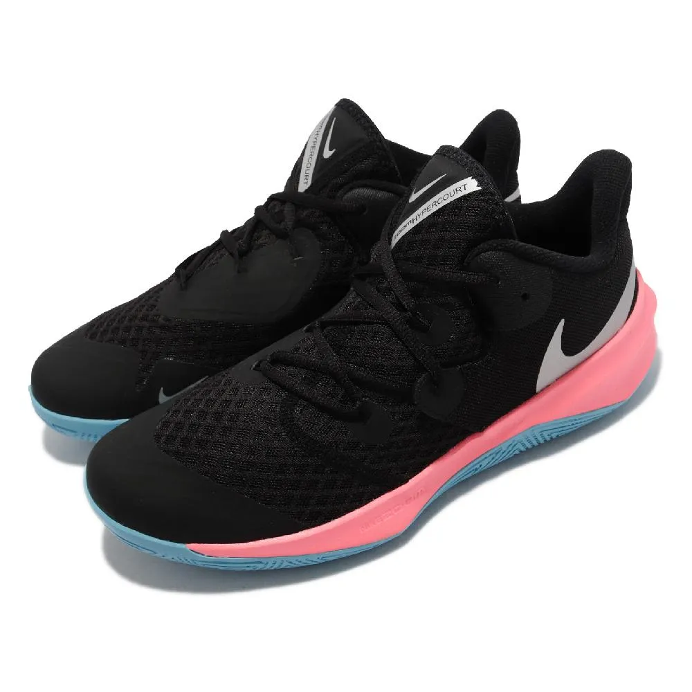 Nike 耐吉 排球鞋 Omni Multi-Court GS 大童鞋 女鞋 黑 綠 室內運動鞋 羽桌球 DM9027-003 歷史價格詳細信息