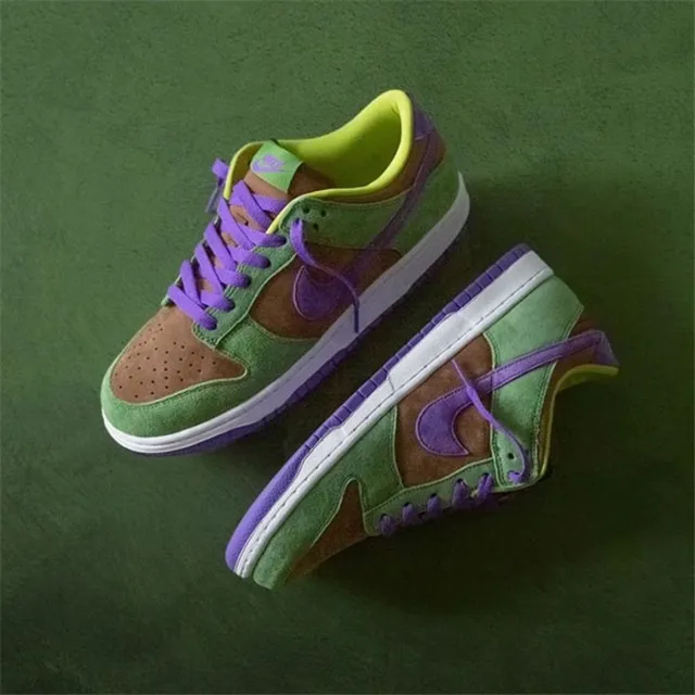 NIKE 休閒鞋 DUNK LOW VENEER 棕綠紫 醜小鴨 低筒 男 DA1469-200 價格比較,價格查詢,歷史價格詳細信息