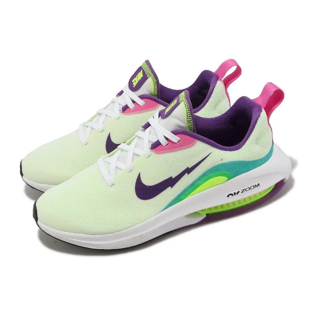 Nike 慢跑鞋 Air Zoom Arcadia GS 白 綠 橘 路跑 女鞋 大童鞋【ACS】 CK0715-103 歷史價格詳細信息