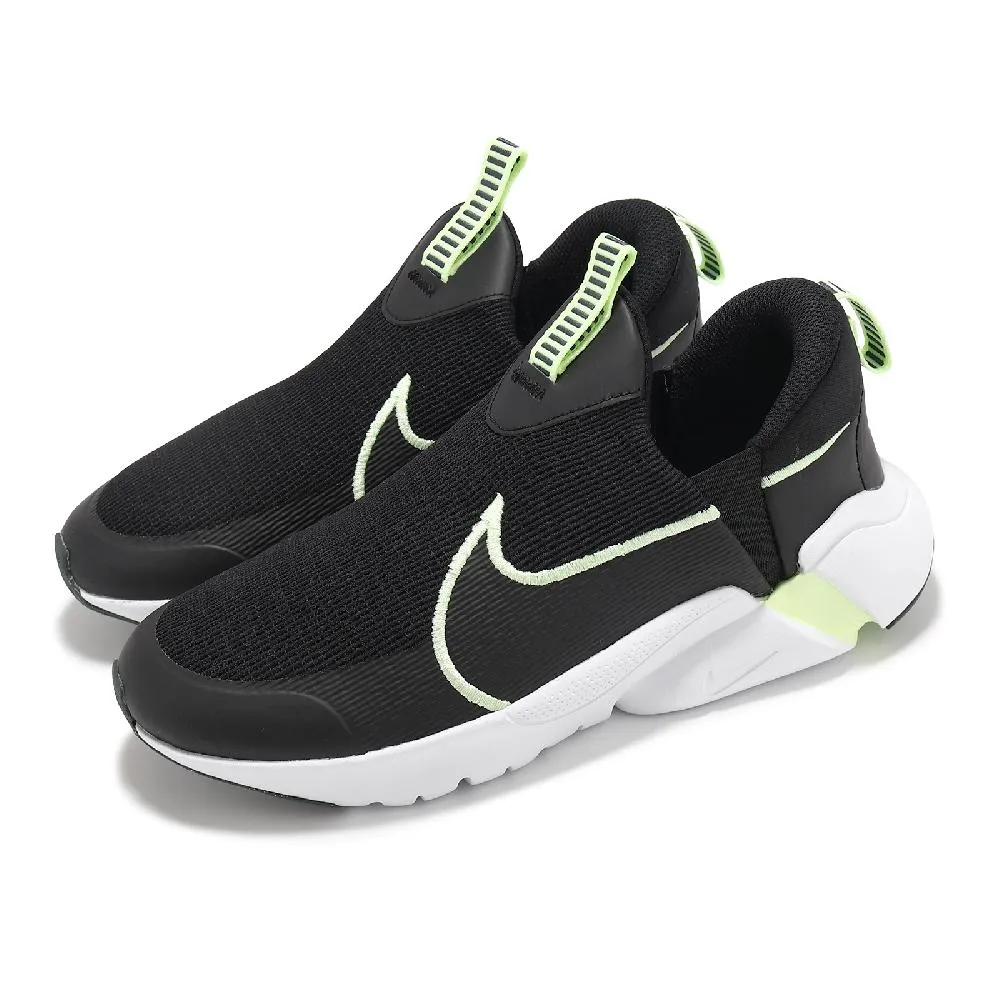 Nike 耐吉 慢跑鞋 Flex Plus 2 PS 中童鞋 黑 白 無鞋帶 鬆緊帶 透氣 小朋友 休閒 DV9000-003 歷史價格詳細信息