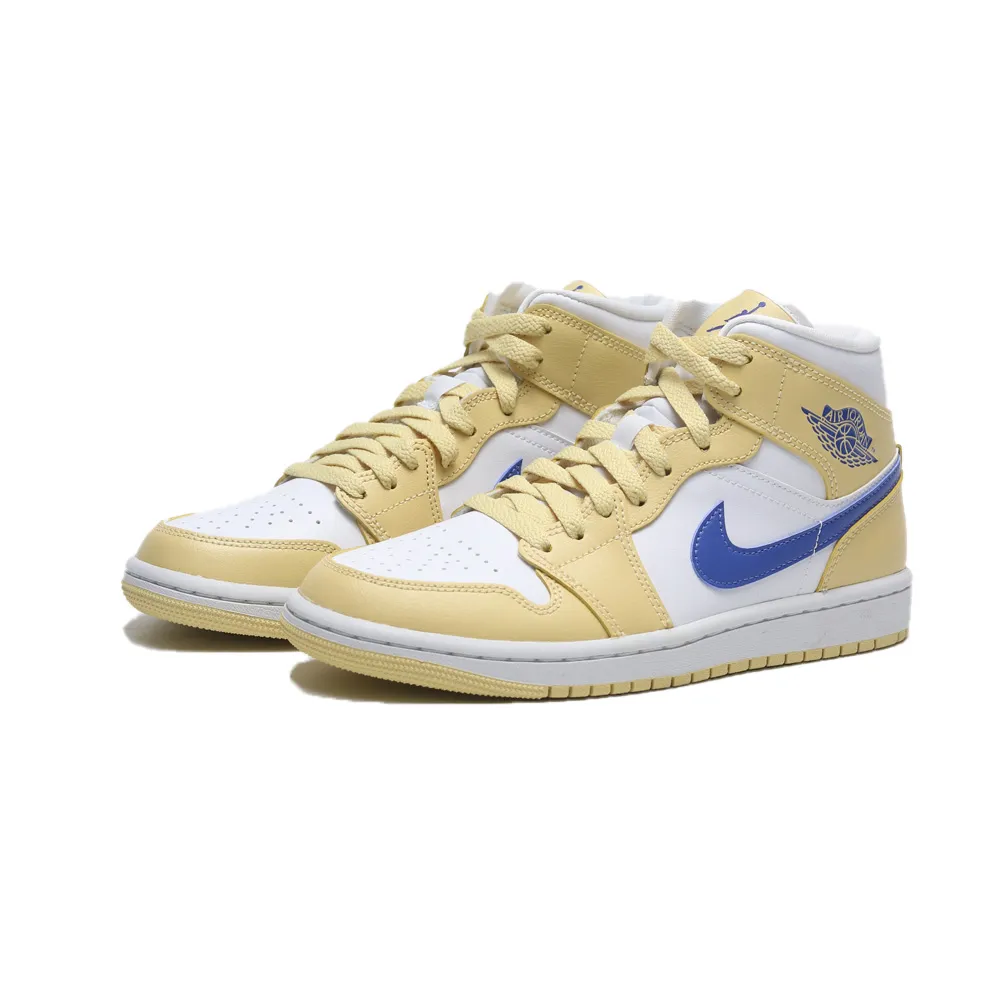 Nike 休閒鞋 Wmns Air Jordan 1 Mid 金黃 白 女鞋 男鞋 喬丹1代 AJ1 高筒 BQ6472-117 歷史價格詳細信息