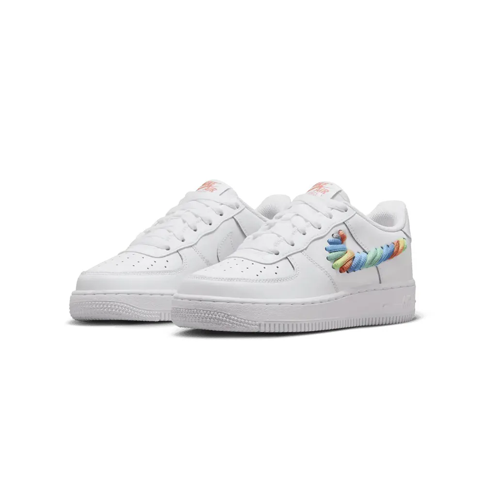 Nike Air Force 1 Low GSRainbow Swoosh 彩虹編織 FQ4948-100 歷史價格詳細信息