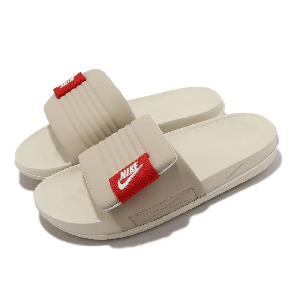 Nike 拖鞋 Wmns Offcourt Adjust Slide 白 灰 魔鬼氈 女鞋 ACS DV1033-001 歷史價格詳細信息