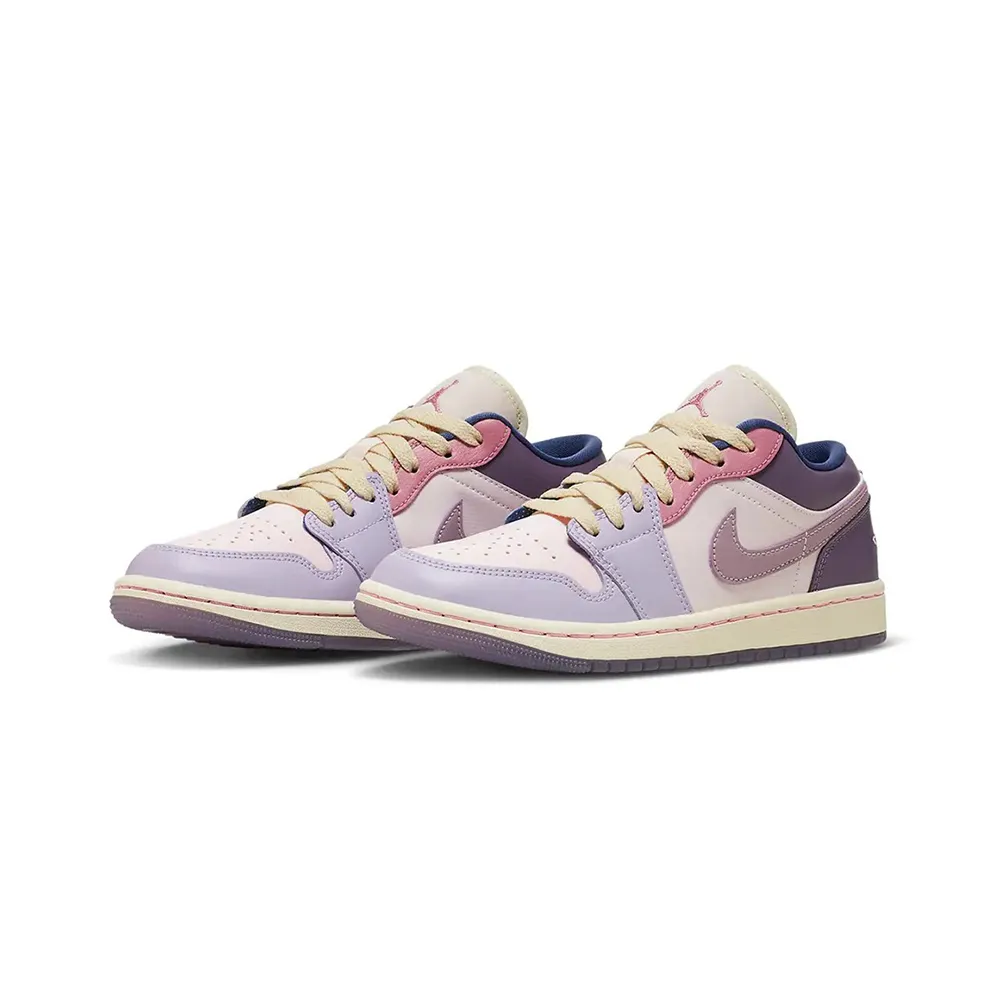 AIR JORDAN 1 LOW AJ1 紫葡萄 電光紫 籃球鞋 板鞋 女鞋 554723-505 歷史價格詳細信息