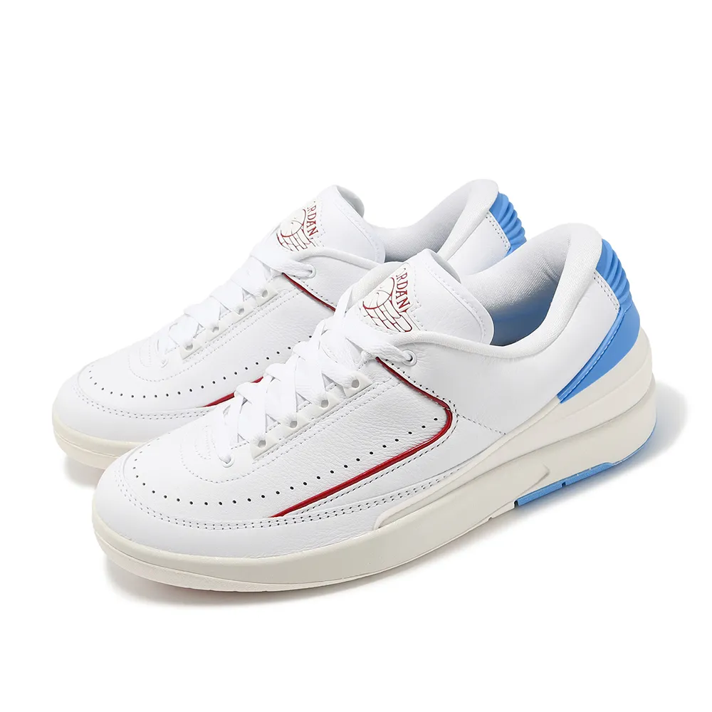 Nike 耐吉 Wmns Air Jordan 2 Retro Low 女鞋 男鞋 白 水藍 2代 喬丹 休閒鞋 DX4401-146 歷史價格詳細信息