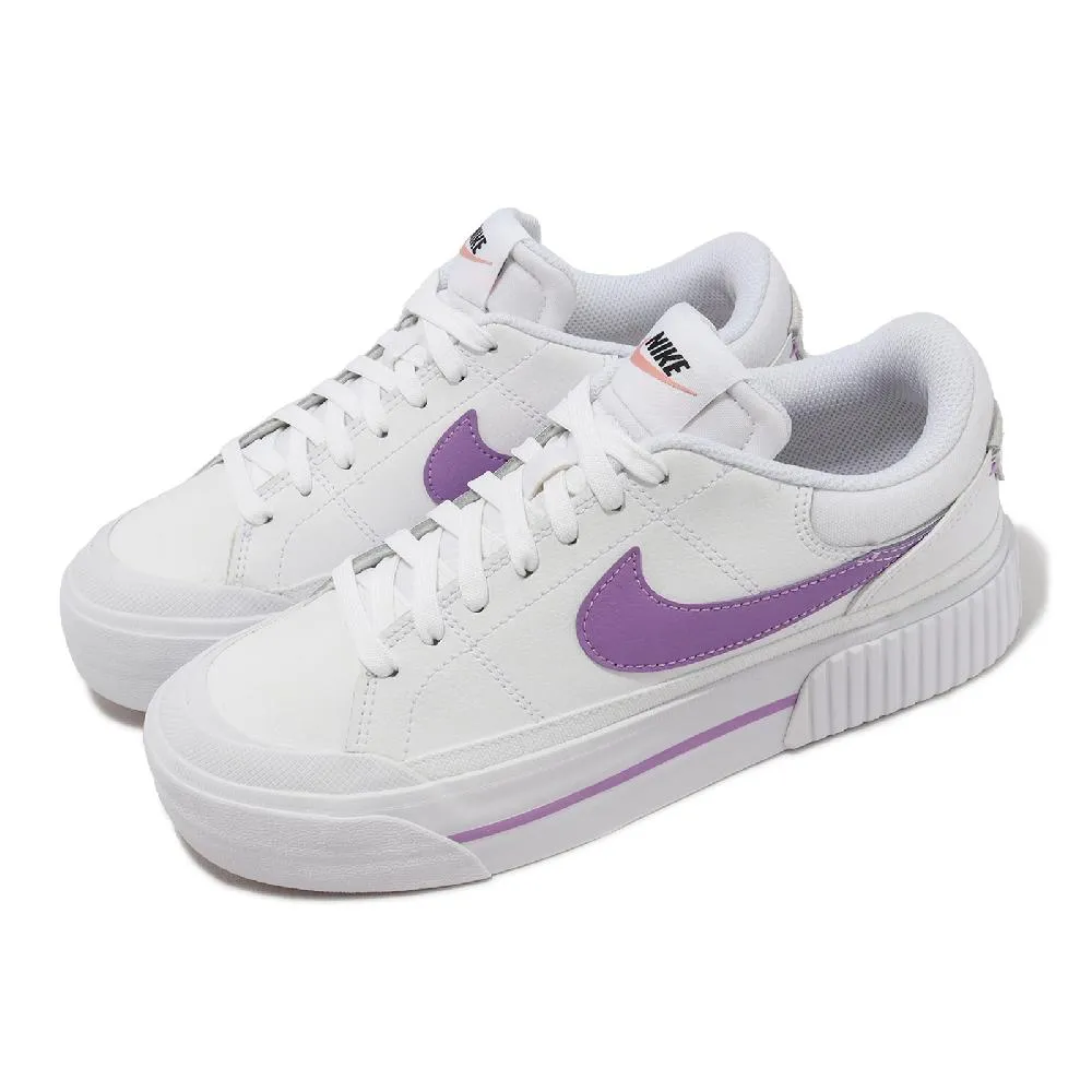 Nike 休閒鞋 Wmns Court Legacy Lift 米白 奶茶 厚底增高 女鞋 ACS DM7590-200 歷史價格詳細信息