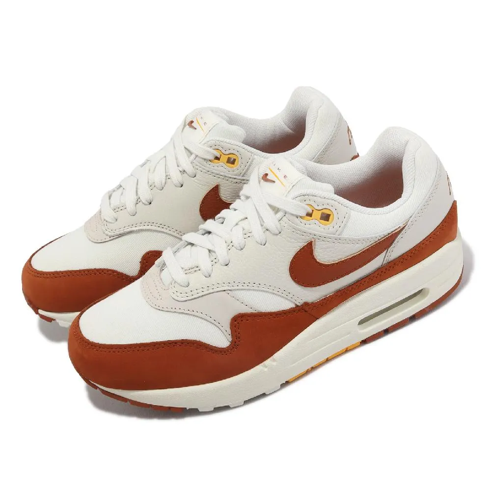 Nike 休閒鞋 Wmns Air Max 1 SE 黑 黃紅 格紋 女鞋 復古慢跑鞋 【ACS】 AV8219-001 歷史價格詳細信息